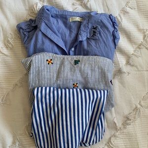 THREE Zara blouses